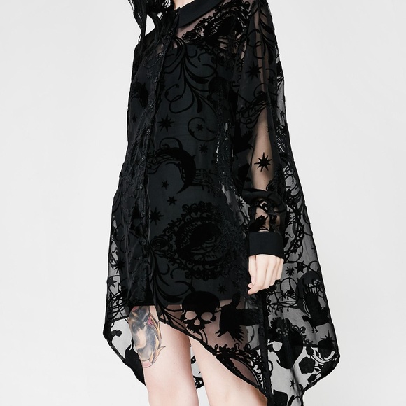Spin Doctor Tops - Amoret Blouse top shirt gothic witchy